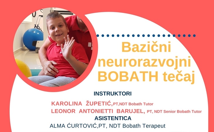Najavljujemo bazični NEURORAZVOJNI BOBATH TEČAJ